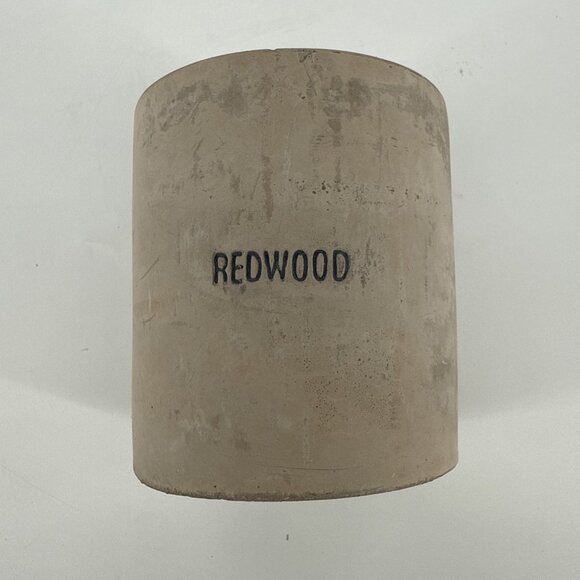 Hearth & Hand with Magnolia Redwood Candle 9.3 Oz concrete container brand New - Picture 1 of 4